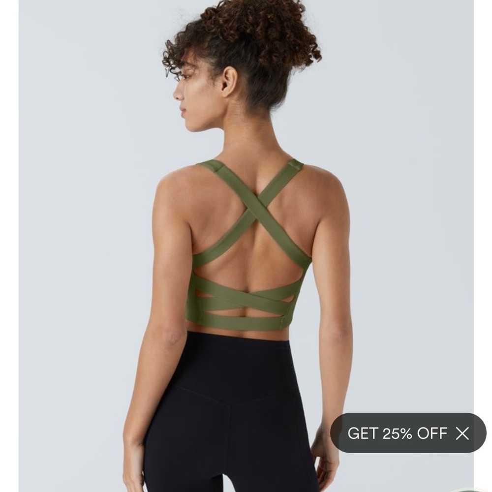 HALARA SoftlyZero Airy Cross-Back Spirts Bra